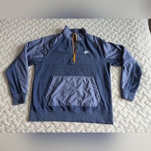 Nike Men's 1/2 Zip Pullover Fleece Jacket Cz4900 410 Size Large